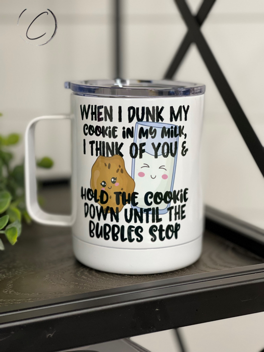 Milk & Cookies 11oz Travel Mug