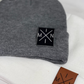 Mini X Cuff Patch Beanie