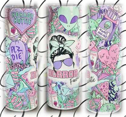 Pastel Horror Fanatic 20oz Skinny Tumbler