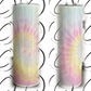 Pastel Tie Dye 20oz Shimmer Skinny Tumbler