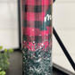 Sparkle & Plaid Mama Bear 20oz Skinny Tumbler