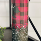 Sparkle & Plaid Mama Bear 20oz Skinny Tumbler