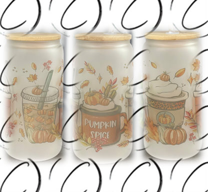 Pumpkin Spice Blends 16oz Libbey Glass