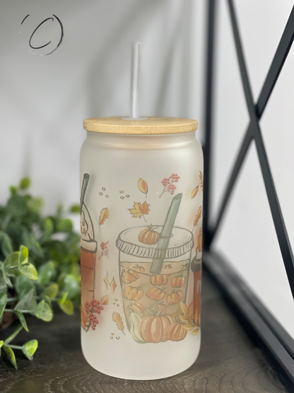 Pumpkin Spice Blends 16oz Libbey Glass