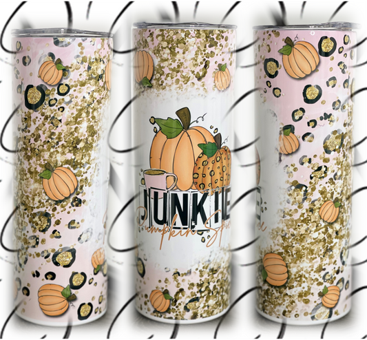 Pumpkin Spice Junkie 20oz Skinny Tumbler