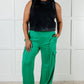 Race to Relax Cargo Pants in Emerald Green