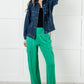 Race to Relax Cargo Pants in Emerald Green