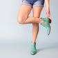 Kickin' Booties in Turquoise Suede