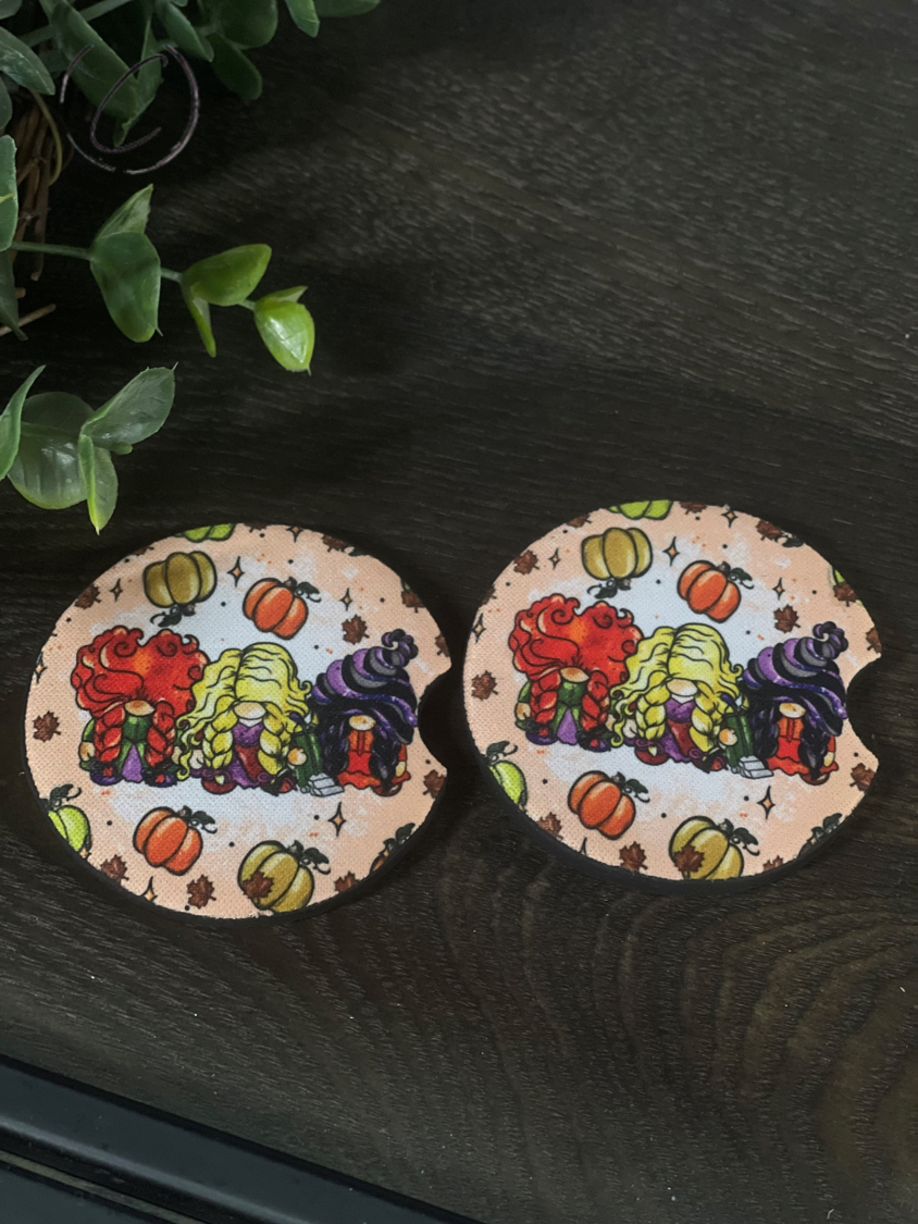 Sanderson Gnomes Car Coaster Set