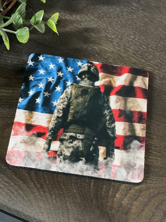 Soldier Home Coaster Set