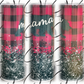 Sparkle & Plaid Mama Bear 20oz Skinny Tumbler