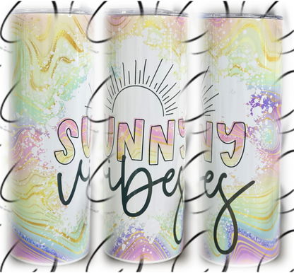 Sunny Vibes 20oz Skinny Tumbler