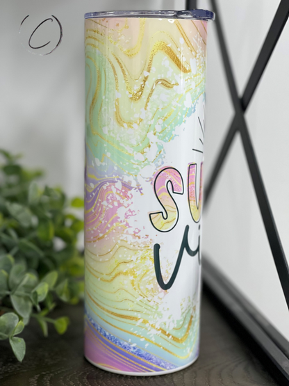 Sunny Vibes 20oz Skinny Tumbler