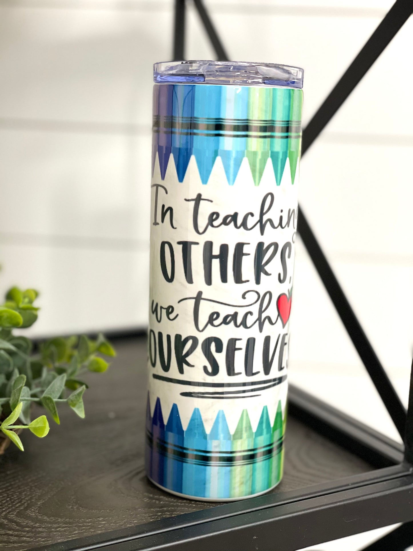 Teaching Teachers 20oz Skinny Tumbler