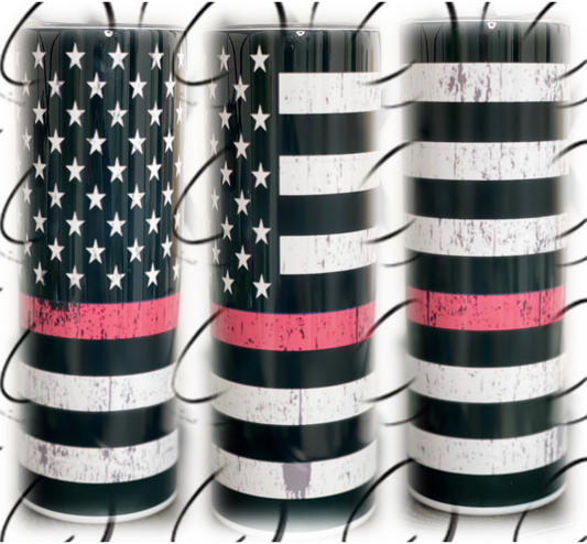 Thin Red Line 20oz Skinny Tumbler