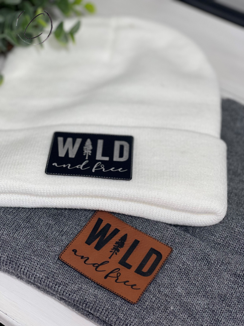 Wild And Free Patch Beanie