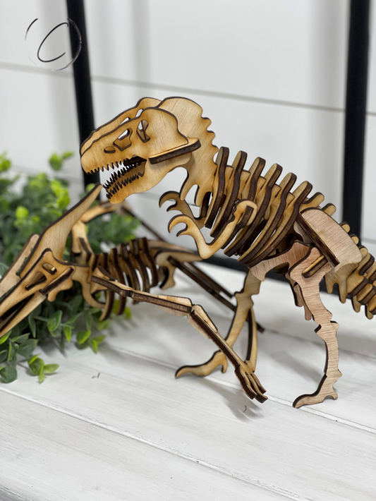 Wood 3D Dinosaur Puzzle Volume 1