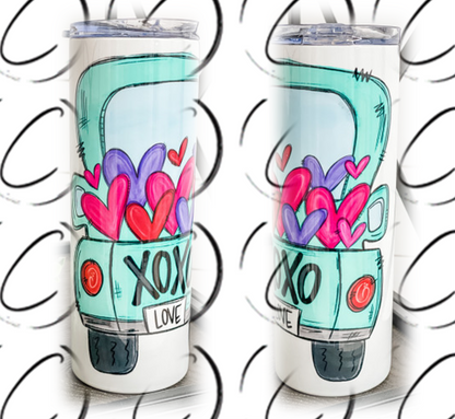 XOXO Truck 20oz Skinny Tumbler