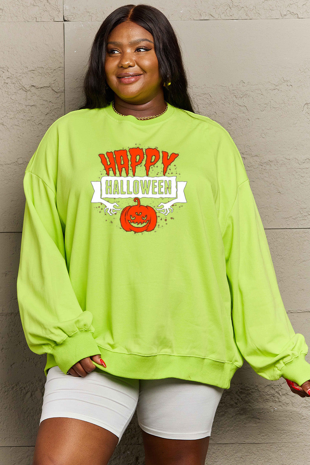 Happy Halloween Graphic Sweatshirt