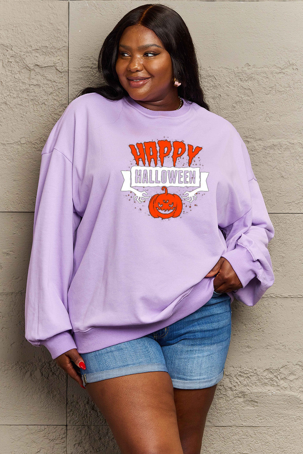 Happy Halloween Graphic Sweatshirt