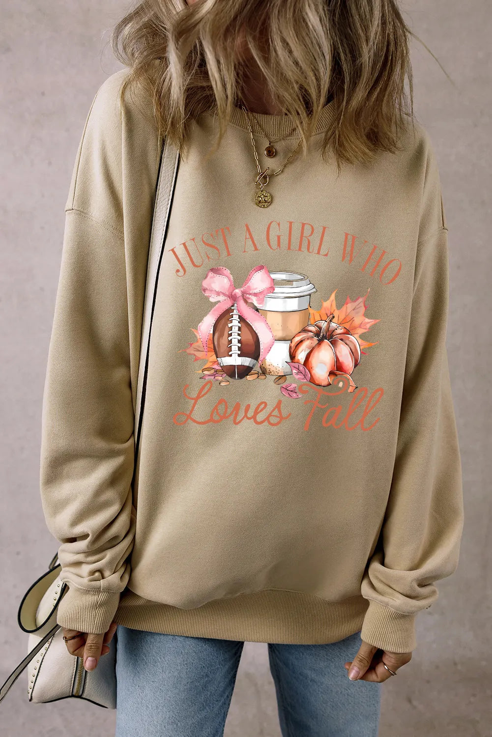 Just A Girl Who Loves Fall Sweatshirt