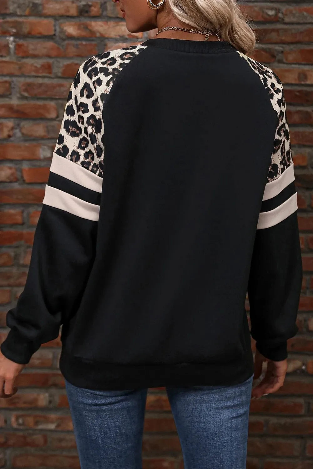 Leopard Long Sleeve Sweatshirt