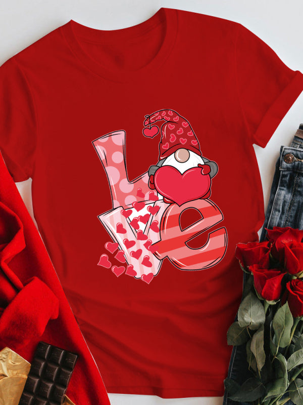 Valentine's Day Gnome Love T-shirt