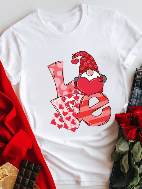 Valentine's Day Gnome Love T-shirt