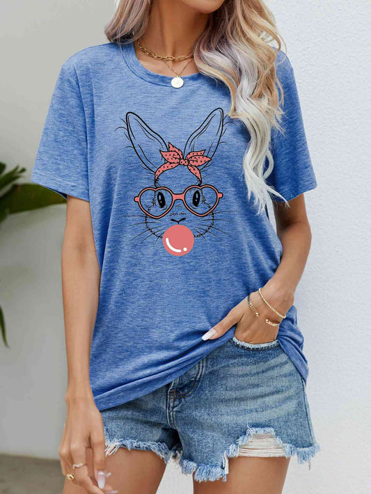 Easter Bunny Bubblegum Graphic T-Shirt