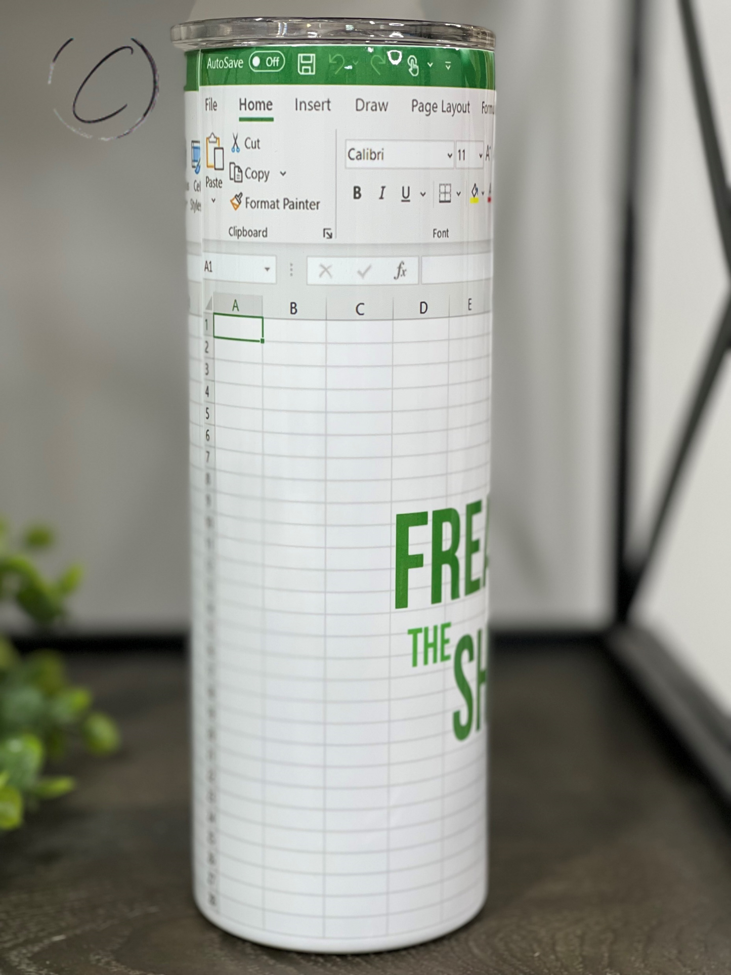 Freak In The Sheets Excel 20oz Skinny Tumbler