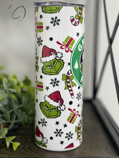 Grinch Fuel 20oz Skinny Tumbler