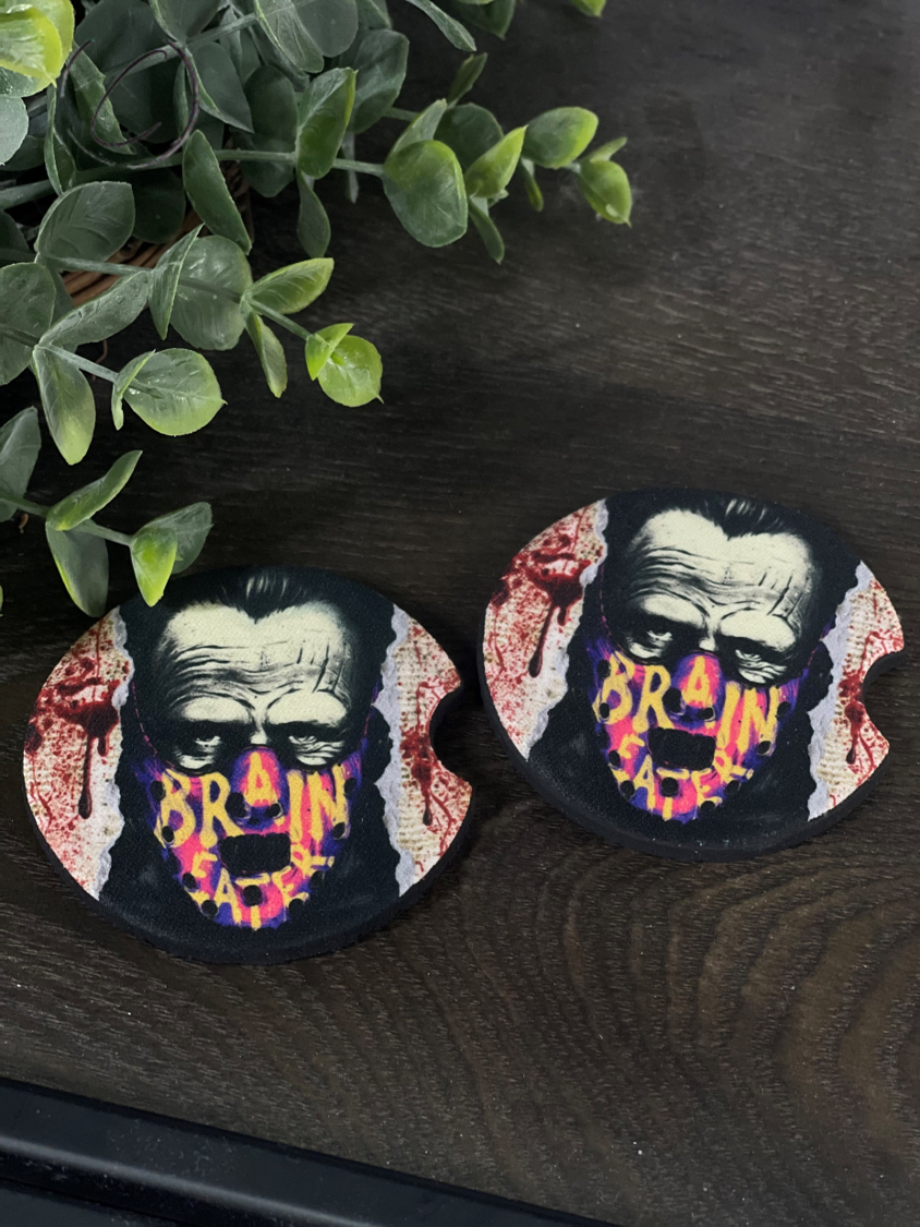 Hannibal Lecter Bloody Paper Car Coaster Set