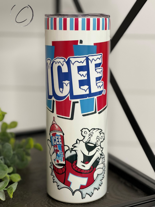 Icee 20oz UV Blue Skinny Tumbler