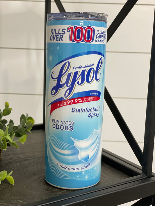 Lysol Crisp Linen Scent 20oz Skinny Tumbler