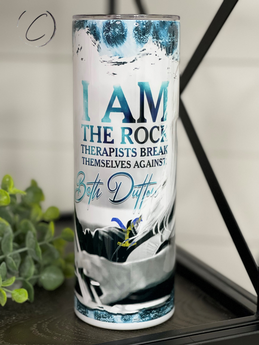 Yellowstone I Am The Rock 20oz Skinny Tumbler