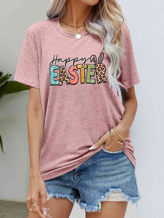 Happy Easter Leopard Print Shirt